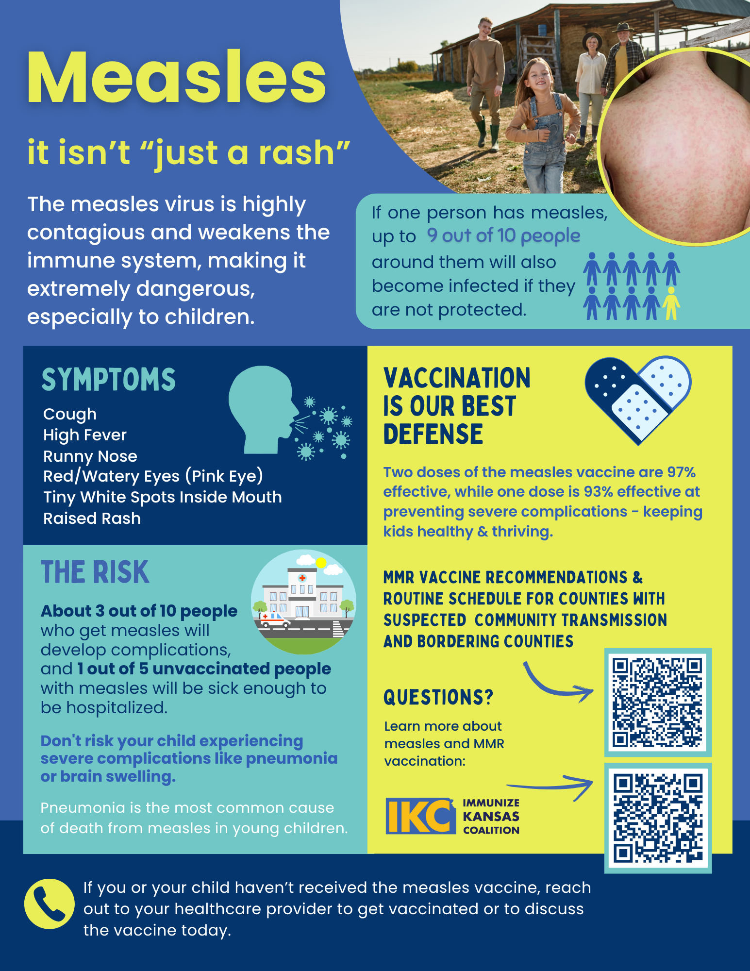 IKC's Measles Isn't Just a Rash Flyer